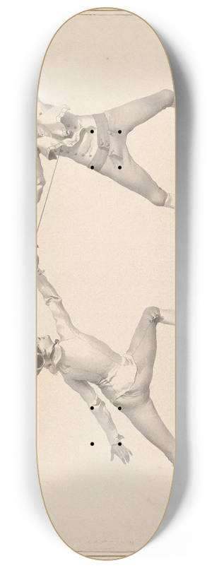 James Gwin - Position de la Garde en Quarte, et le Coup de Quarte Basse 8.25 inch art skate deck