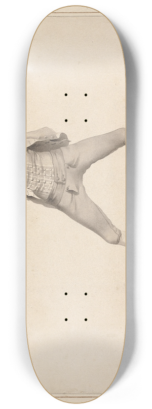 James Gwin - Position pour la Garde en Quarte 8.25 inch art skate deck