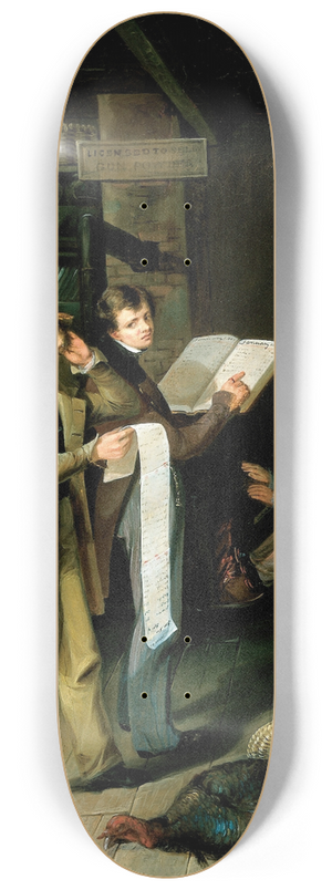 James Henry Beard - The Long Bill 8.25 inch art skate deck