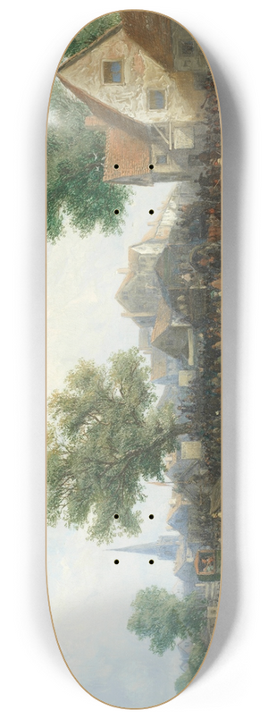 James Holland - The village fair 8.25 inch art skate deck