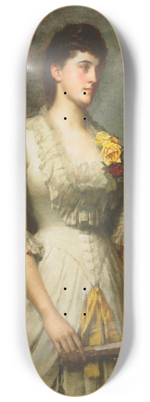 James Jebusa Shannon - At the piano 8.25 inch art skate deck