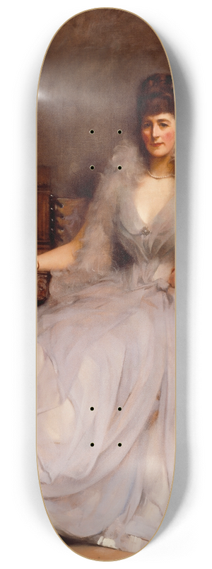 James Jebusa Shannon - Portrait of Cecilia Tower 8.25 inch art skate deck