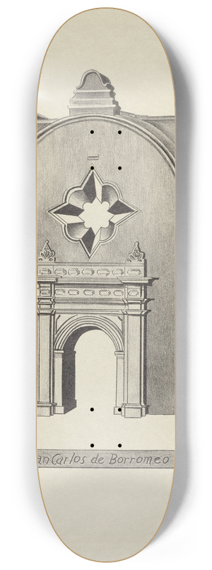 James Jones - Mision San Carlos de Borromeo de Carmelo 8.25 inch art skate deck