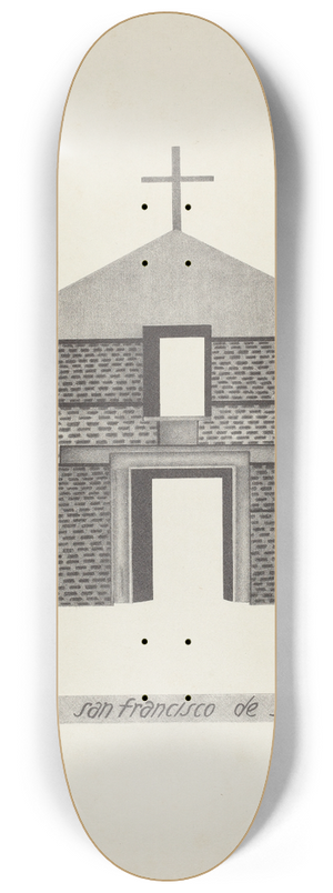 James Jones - Mision San Francisco de Solano 8.25 inch art skate deck