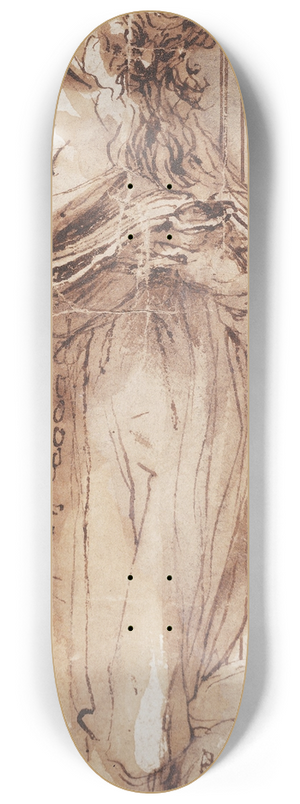 Alonso Cano - Saint Anthony the Abbot 8.25 inch art skate deck