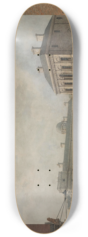 James Malton - View Of The Provosts House And Trinity College,Dublin 8.25 inch art skate deck