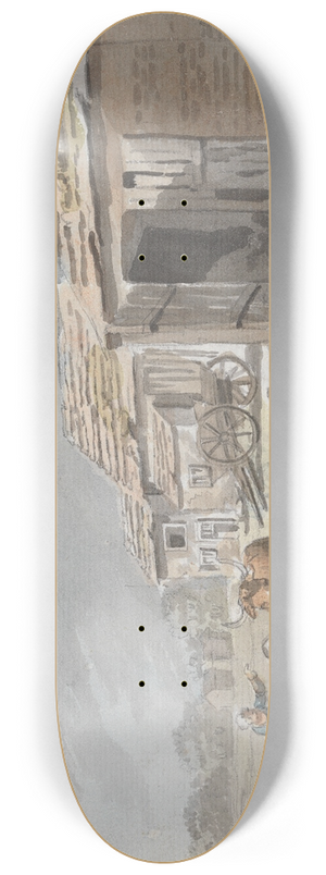 James Miller - Figures on the Farm 8.25 inch art skate deck