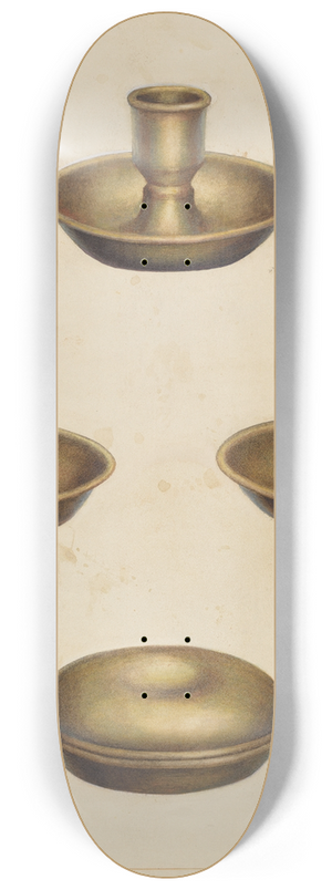 James M. Lawson - Candlestick 8.25 inch art skate deck