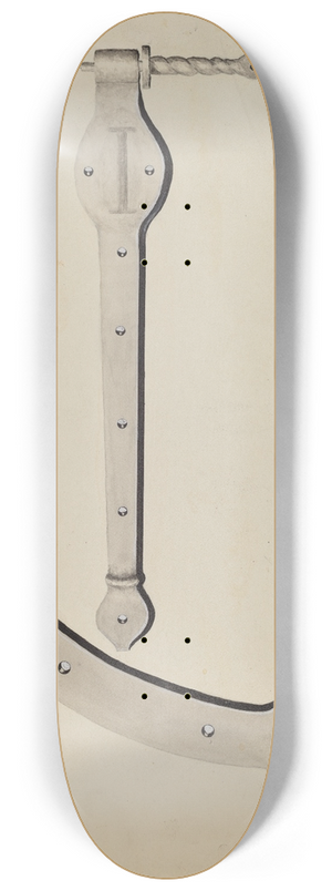 James M. Lawson - Door Hinges 8.25 inch art skate deck