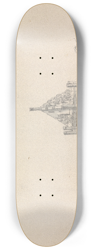 James Moore - Abbotsbury Abbey, Dorset, England 8.25 inch art skate deck