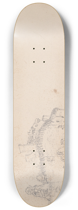 James Moore - Caerlaverock Castle, Scotland 8.25 inch art skate deck