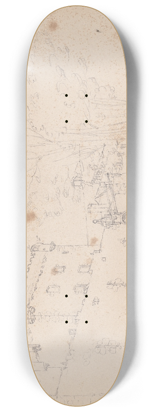 James Moore - Cawdor Castle, Scotland 8.25 inch art skate deck