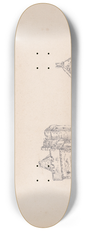 James Moore - Coupland Castle, Northumberland 8.25 inch art skate deck