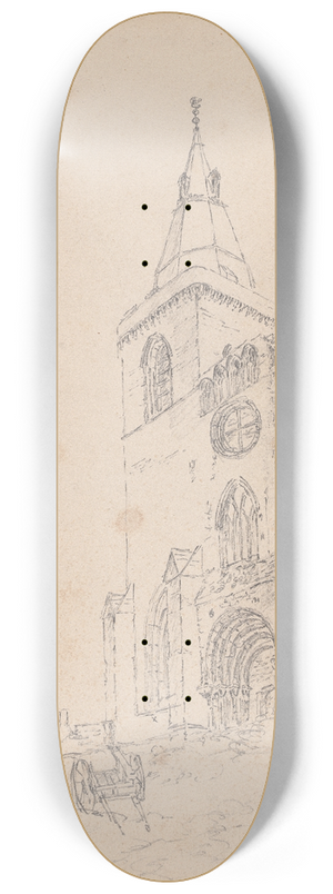 James Moore - Dunfermline Abbey, Scotland 8.25 inch art skate deck