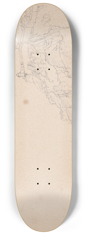 James Moore - Edinburgh Castle, Scotland 8.25 inch art skate deck