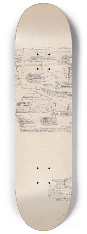 James Moore - Elgin Cathedral, Scotland 8.25 inch art skate deck