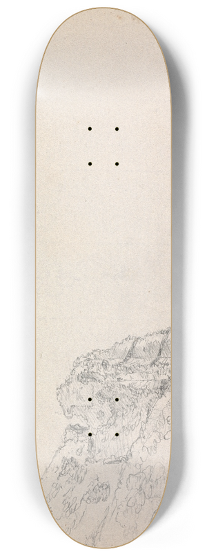 James Moore - Montgomery Castle, Powys, Mid-Wales 8.25 inch art skate deck
