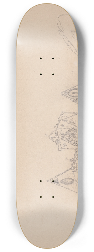 James Moore - Pluscarden Abbey, Scotland 8.25 inch art skate deck