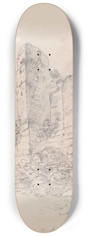 James Moore - Roslin Castle, Midlothian, Scotland 8.25 inch art skate deck