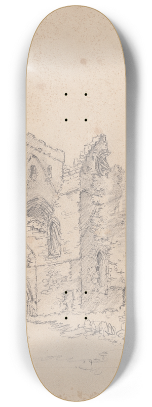 James Moore - Sweetheart Abbey, Scotland. 8.25 inch art skate deck