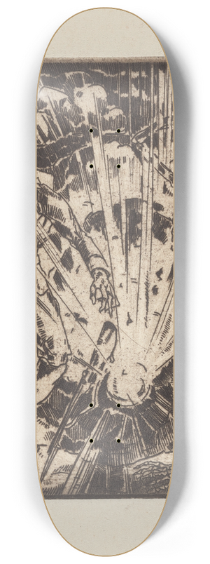 Aloys Wach - Der Tanz 8.25 inch art skate deck