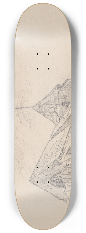 James Moore - Uckfield Holy Cross Church, East Sussex, England 8.25 inch art skate deck
