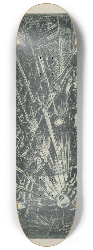 Aloys Wach - Kameraden 8.25 inch art skate deck