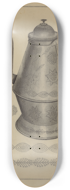 James O'Mara - Pa. German Coffee Pot 8.25 inch art skate deck