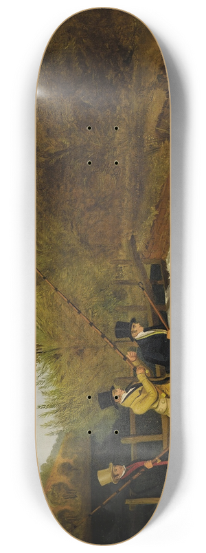 James Pollard - Going Fishing 8.25 inch art skate deck