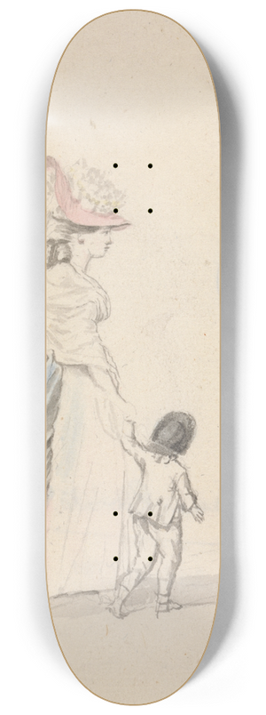 James Roberts - Woman and Child 8.25 inch art skate deck James Roberts - Woman and Child 8.25 inch art skate deck