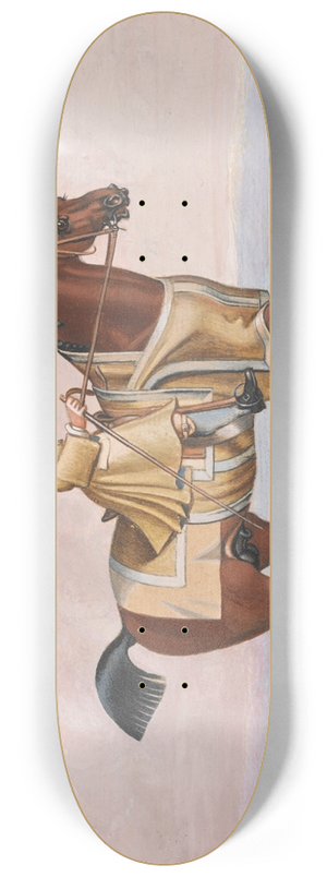 James Seymour - A Chestnut Horse at Exercise 8.25 inch art skate deck James Seymour - A Chestnut Horse at Exercise 8.25 inch art skate deck
