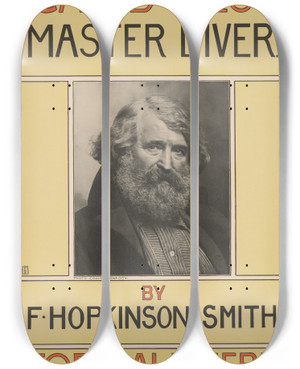 Triptych art skateboard deck of Frank Berkeley Smith Caleb West Master Diver By F Hopkinson Smith For Sale Here by Frank Berkeley Smith (1869-1931)