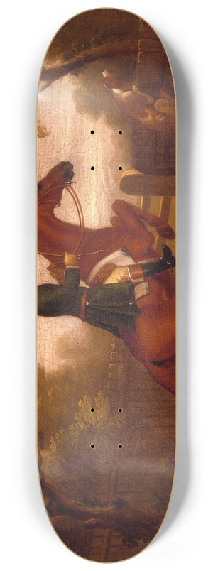 James Seymour - Jumping the Gate 8.25 inch art skate deck James Seymour - Jumping the Gate 8.25 inch art skate deck