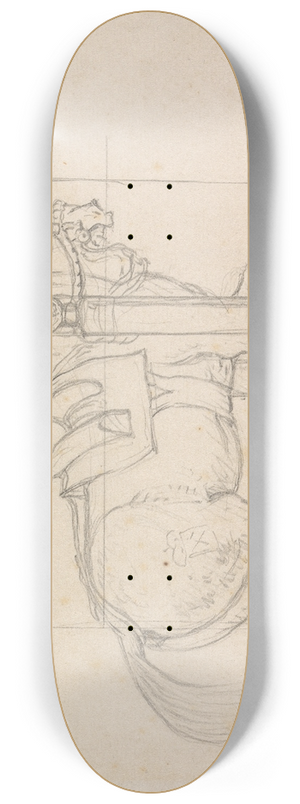 James Seymour - Training a Bridled and Saddled Horse at the Pillar 8.25 inch art skate deck James Seymour - Training a Bridled and Saddled Horse at the Pillar 8.25 inch art skate deck