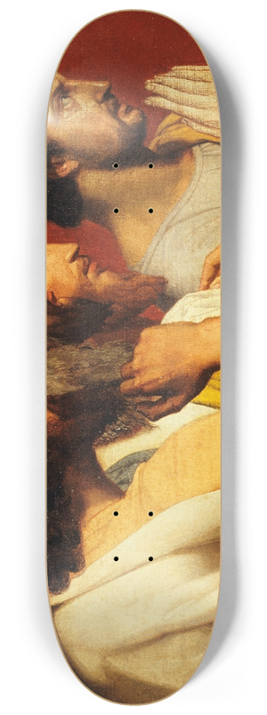 Alphonse-Henri Perin - Groupe dAptres lors de la Cne (tourns vers la droite) 8.25 inch art skate deck