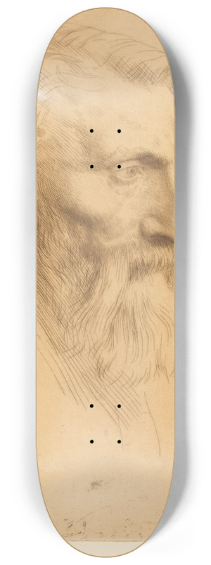 Alphonse Legros - Auguste Rodin II 8.25 inch art skate deck