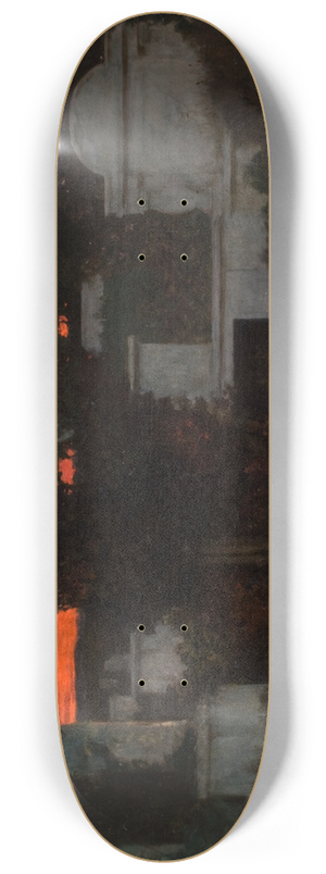 Adam Chmielowski - Italian Cemetery at Dusk 8.25 inch art skate deck