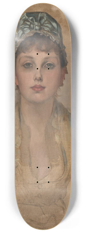 James Tissot - Portrait de Kathleen Newton 8.25 inch art skate deck James Tissot - Portrait de Kathleen Newton 8.25 inch art skate deck
