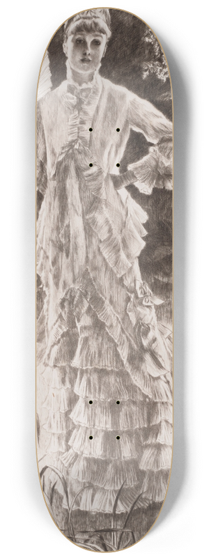 James Tissot - Printemps 8.25 inch art skate deck James Tissot - Printemps 8.25 inch art skate deck
