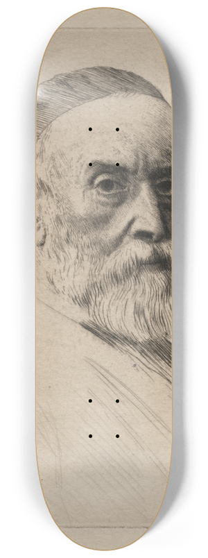 Alphonse Legros - George Frederick Watts 8.25 inch art skate deck
