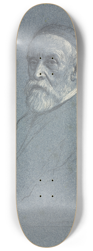 Alphonse Legros - George Frederick Watts, R.A. 8.25 inch art skate deck