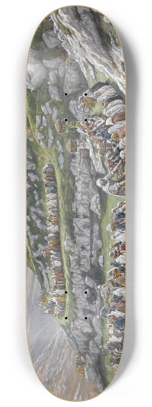 James Tissot - The Miracle of the Loaves and Fishes 8.25 inch art skate deck James Tissot - The Miracle of the Loaves and Fishes 8.25 inch art skate deck