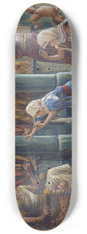 James Tissot - The Wisdom of Solomon 8.25 inch art skate deck