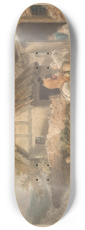 James Ward - A Boy Employed in Burning Weeds 8.25 inch art skate deck James Ward - A Boy Employed in Burning Weeds 8.25 inch art skate deck