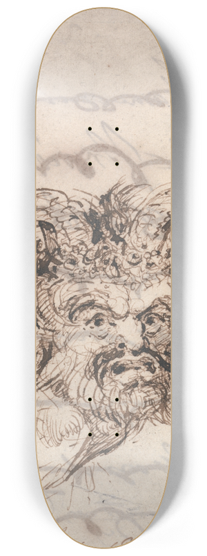 James Ward - A Satyrs Head 8.25 inch art skate deck James Ward - A Satyrs Head 8.25 inch art skate deck