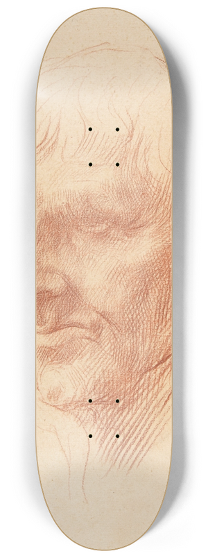 Alphonse Legros - Head of a Man 8.25 inch art skate deck