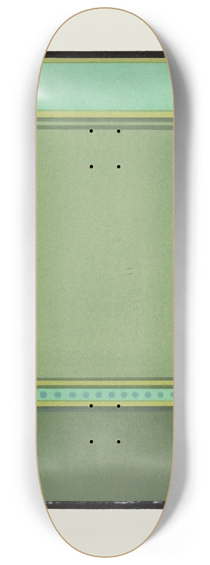 James Ward - Example of the Small Interval in Colour Tones 8.25 inch art skate deck