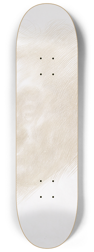 Alphonse Legros - Head of a Man 8.25 inch art skate deck