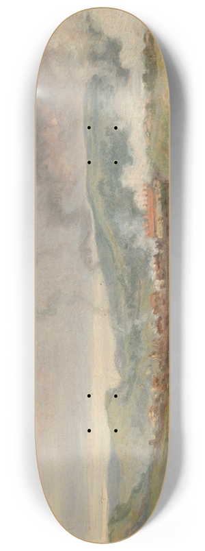James Ward - Landscape near Swansea, South Wales 8.25 inch art skate deck
