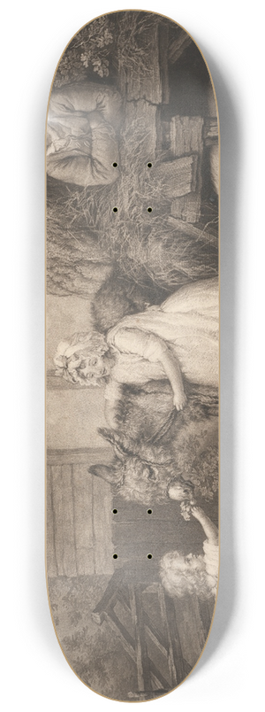 James Ward - Rustic Felicity 8.25 inch art skate deck